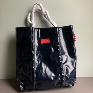 SEAFOLLY Sail Away Tote Beach Bag in Indigo Blue